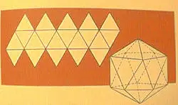 The icosahedron.